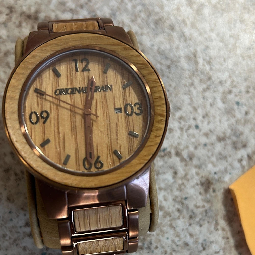 Original Grain Men's Brown Watch
